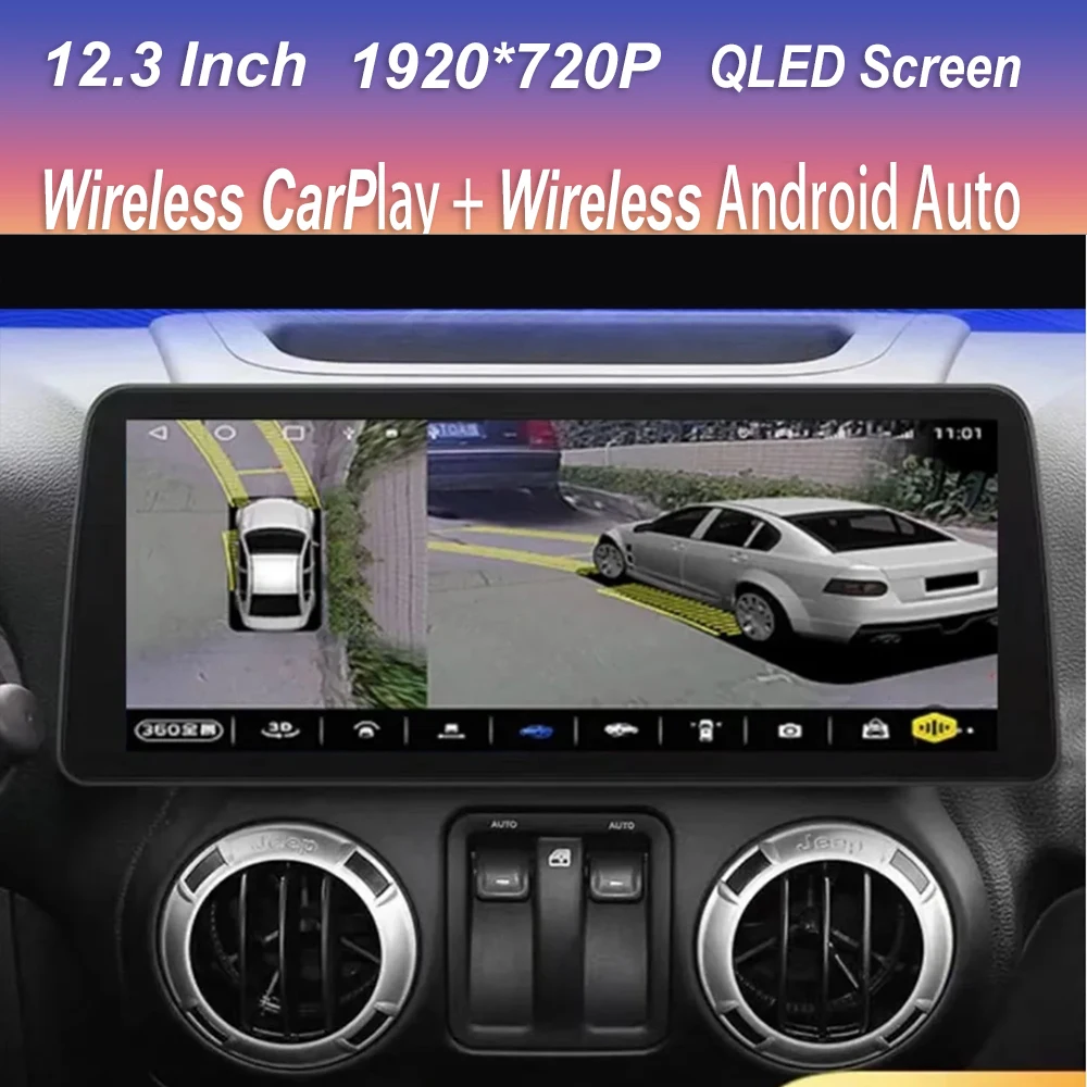 Для Jeep Wrangler 3 JK 2011-2017 12,3 дюймов Android 13 Автомобильная интеллектуальная система GPS мультимедийный плеер беспроводной Carplay Автомагнитола
Для Jeep Wrangler 3 JK 2011-2017 12,3 дюймов Android 13 Автомобильная интеллектуальная система GPS мультимедийный плеер беспроводной Carplay Автомагнитола