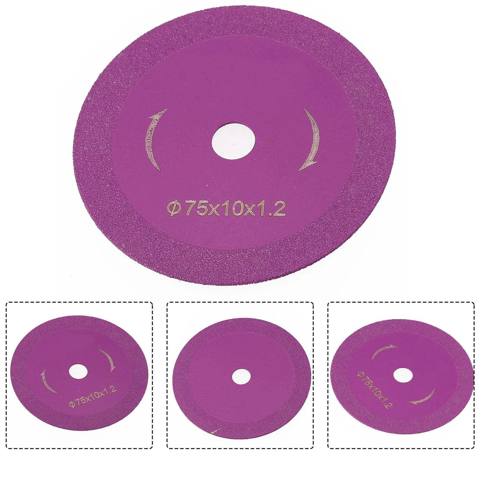 1PC 75mm 3in Cutting Disc Diamond Circular Saw Blade For Glass Jade Crystal Ceramic Grinding Cutting Angle Grinder Tool
1PC 75mm 3in Cutting Disc Diamond Circular Saw Blade For Glass Jade Crystal Ceramic Grinding Cutting Angle Grinder Tool