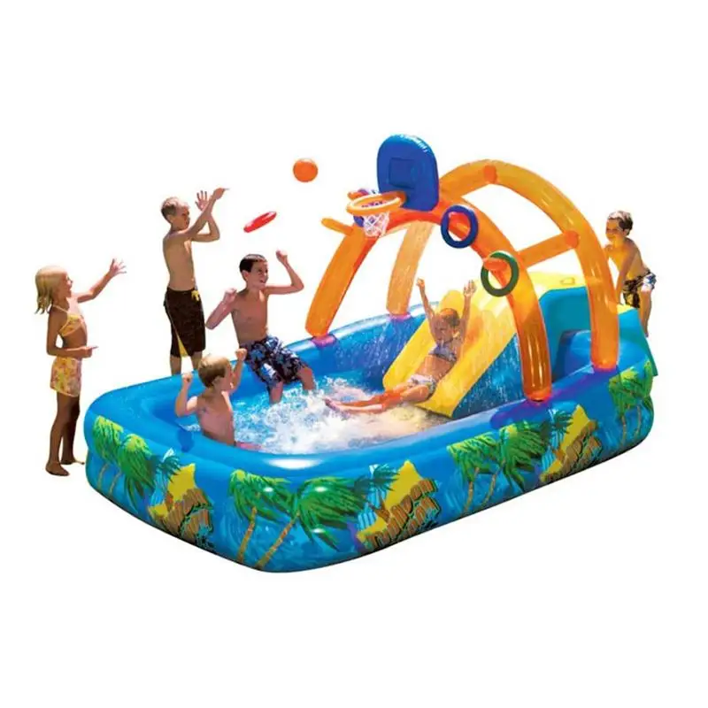 Children Slide Swimming Pool Inflatable Toys Summer Infants Play Pool Kids Slide Water Spray Inflatable Pool Outdoor Beach Toys
Children Slide Swimming Pool Inflatable Toys Summer Infants Play Pool Kids Slide Water Spray Inflatable Pool Outdoor Beach Toys