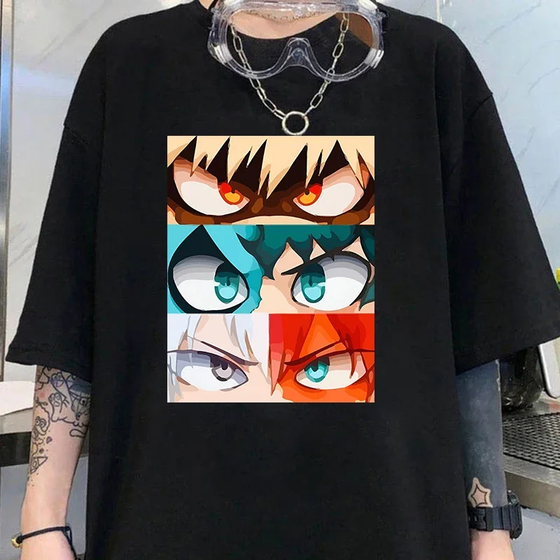 Популярные футболки Deku Bakugou Katsuki Todoroki Shoto с принтом для женщин и мужчин летняя футболка аниме повседневные топы с коротким рукавом
Популярные футболки Deku Bakugou Katsuki Todoroki Shoto с принтом для женщин и мужчин летняя футболка аниме повседневные топы с коротким рукавом