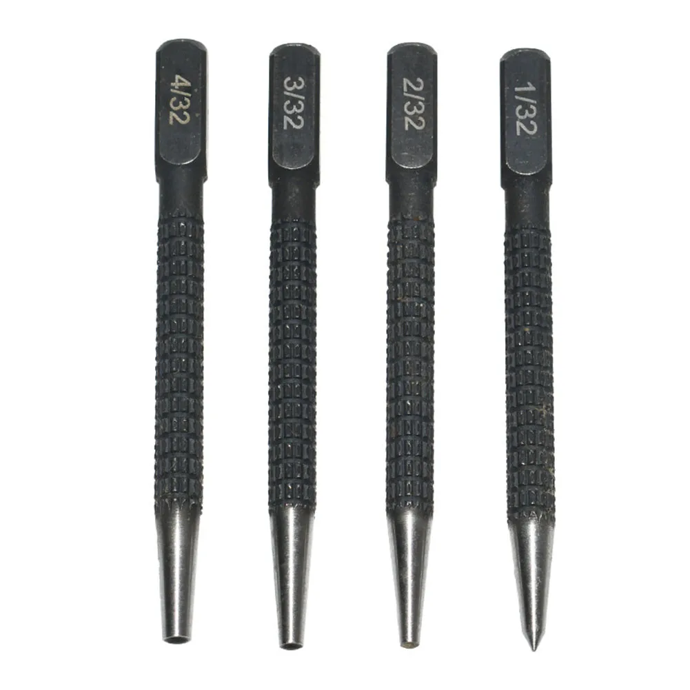 2pcs Center Punch Set 1/32 2/32 3/32 4/32 Inch Metal Center Punch For Wood Ceramic Tile Stainless Steel Metal Drilling Tool
2pcs Center Punch Set 1/32 2/32 3/32 4/32 Inch Metal Center Punch For Wood Ceramic Tile Stainless Steel Metal Drilling Tool