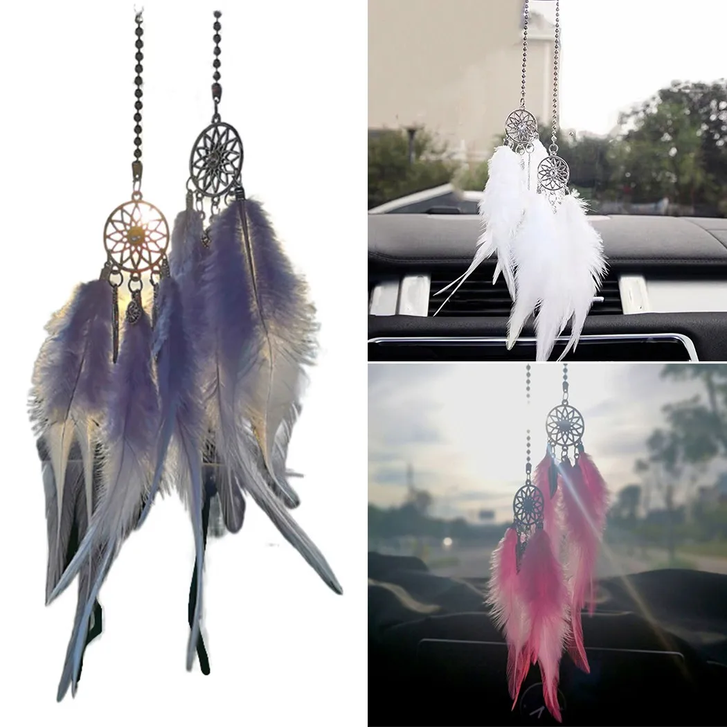 Feather Car Pendant Creative Rear View Mirror Dream Catching Net Car Hanging Home Decoration Crafts Gift For Friends
Feather Car Pendant Creative Rear View Mirror Dream Catching Net Car Hanging Home Decoration Crafts Gift For Friends