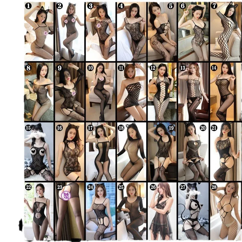 Hot Hollow Open Crotch Sexy Bodystockings Mesh Fishnet Women Thread Jacquard Bodysuit Black Pyjamas Erotic Lingerie Bow Tights
Hot Hollow Open Crotch Sexy Bodystockings Mesh Fishnet Women Thread Jacquard Bodysuit Black Pyjamas Erotic Lingerie Bow Tights