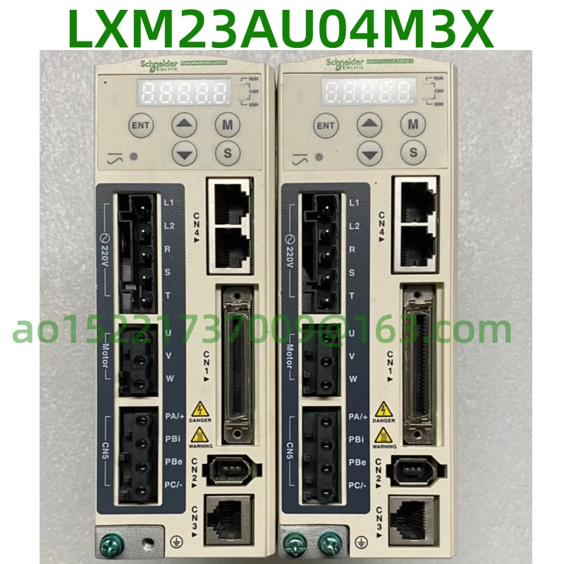

Original Second-hand 9-layer new test is 100% OK LXM23AU04M3X AC servo drive 400W UN 200/230 VAC-50/60 Hz