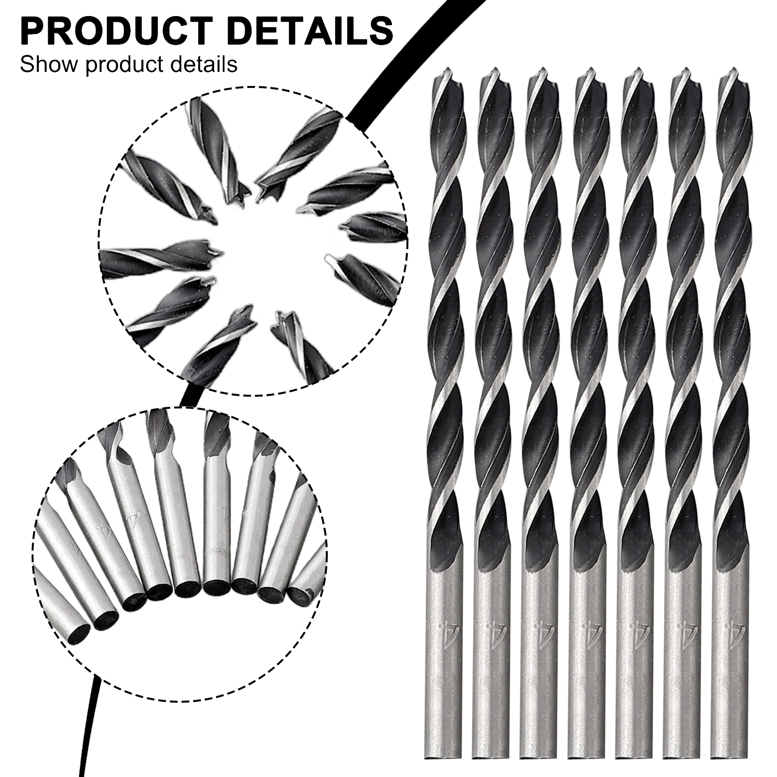 10pcs Woodworking Spiral Drill Bit Precision Ground Drills With Center Point For Drilling Soft/hardwood Plastic Parts Acrylic
10pcs Woodworking Spiral Drill Bit Precision Ground Drills With Center Point For Drilling Soft/hardwood Plastic Parts Acrylic