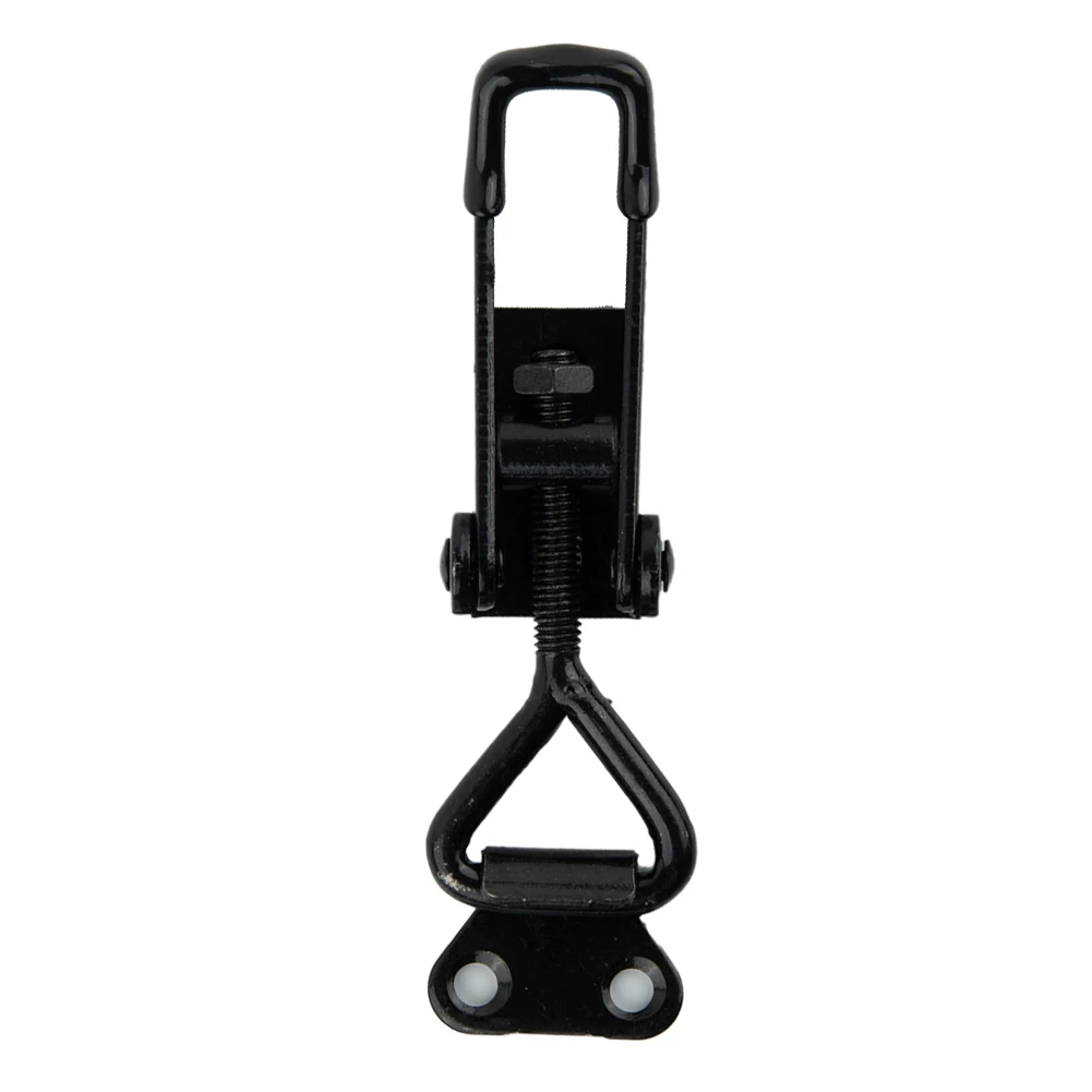 90x27mm Lockers Toggle Clamp Steel Hasp 220lbs Adjustable Black Plated GH-4001 High Carbon Steel Quick Fixture
90x27mm Lockers Toggle Clamp Steel Hasp 220lbs Adjustable Black Plated GH-4001 High Carbon Steel Quick Fixture