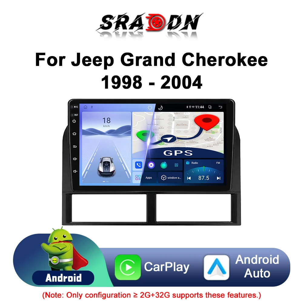 For Jeep Grand Cherokee WJ 1998 - 2004 Car Radio Android Automotive Multimedia Player GPS Navigation Carplay Screen Auto Stereo
For Jeep Grand Cherokee WJ 1998 - 2004 Car Radio Android Automotive Multimedia Player GPS Navigation Carplay Screen Auto Stereo