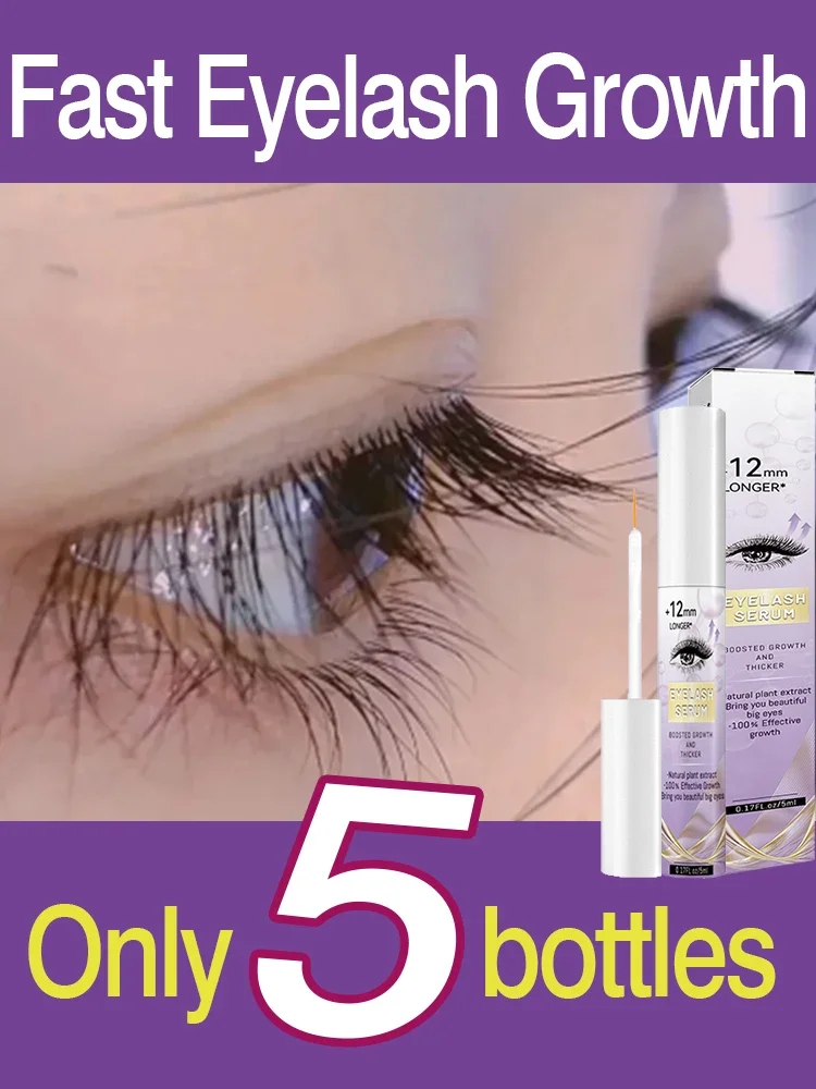 

7 Days Fast Natural Eyelash Growth Serum Eyelashes Enhancer Longer Thicker Fuller Lashes Eyebrows Lift Eye Care Products Makeup