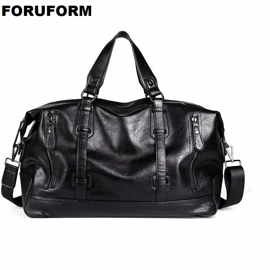 Men's Black Handbag Travel Bag Waterproof Leather Large Capacity Travel Duffle Multifunction Tote Casual Crossbody Bags 
Men's Black Handbag Travel Bag Waterproof Leather Large Capacity Travel Duffle Multifunction Tote Casual Crossbody Bags
