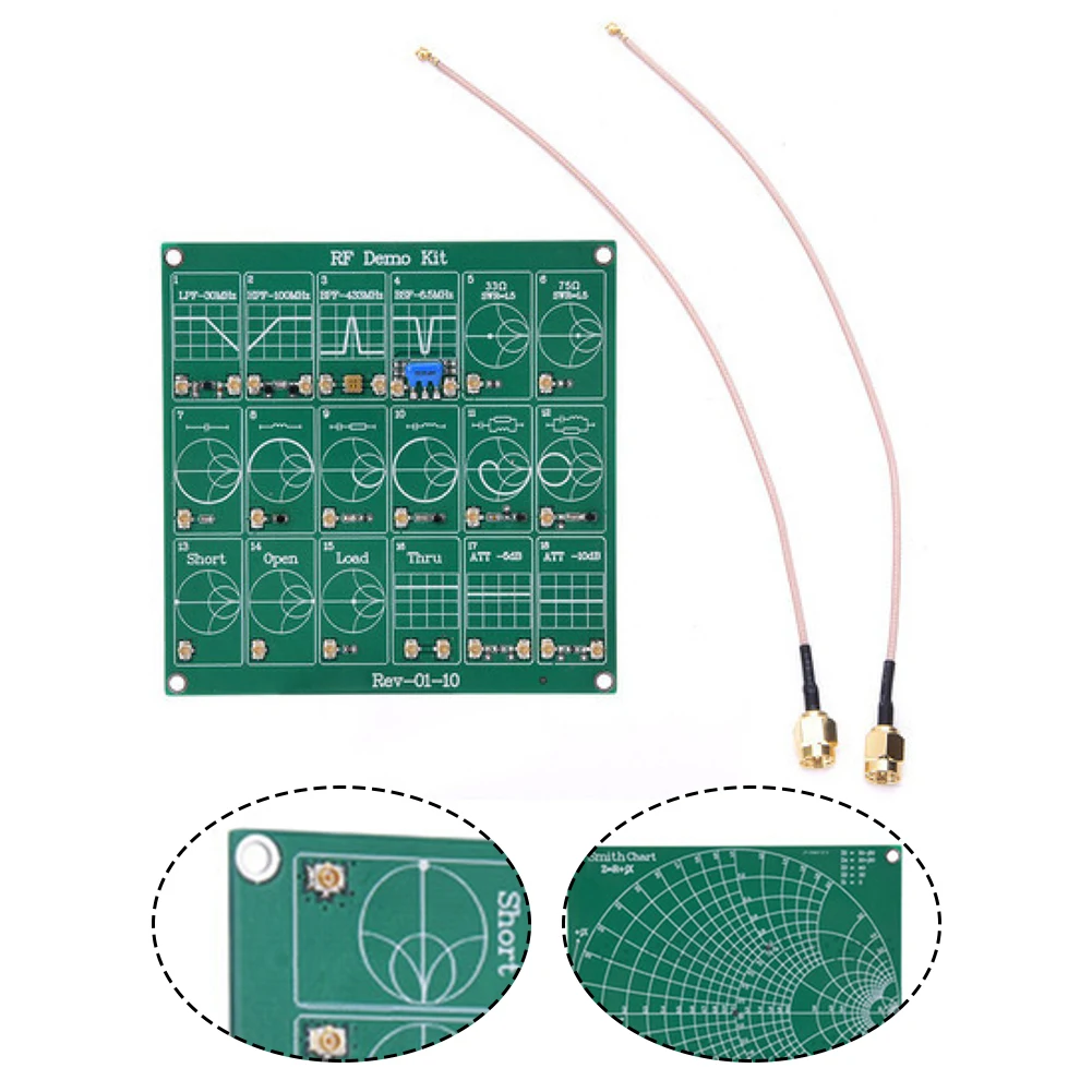 Filter Attenuator RF Demo Kit RF Test Board Vector Network Analyzer For Nano VNA Attenuator RF Demonstration Kit
Filter Attenuator RF Demo Kit RF Test Board Vector Network Analyzer For Nano VNA Attenuator RF Demonstration Kit