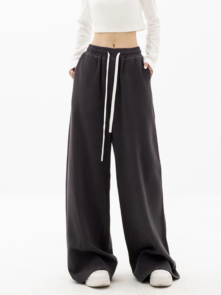 Pants Women Minimalist Solid Color Ulzzang Straight Full Length Female Trousers High Waist Wide Leg Pants Leisure Daily Basic
Pants Women Minimalist Solid Color Ulzzang Straight Full Length Female Trousers High Waist Wide Leg Pants Leisure Daily Basic