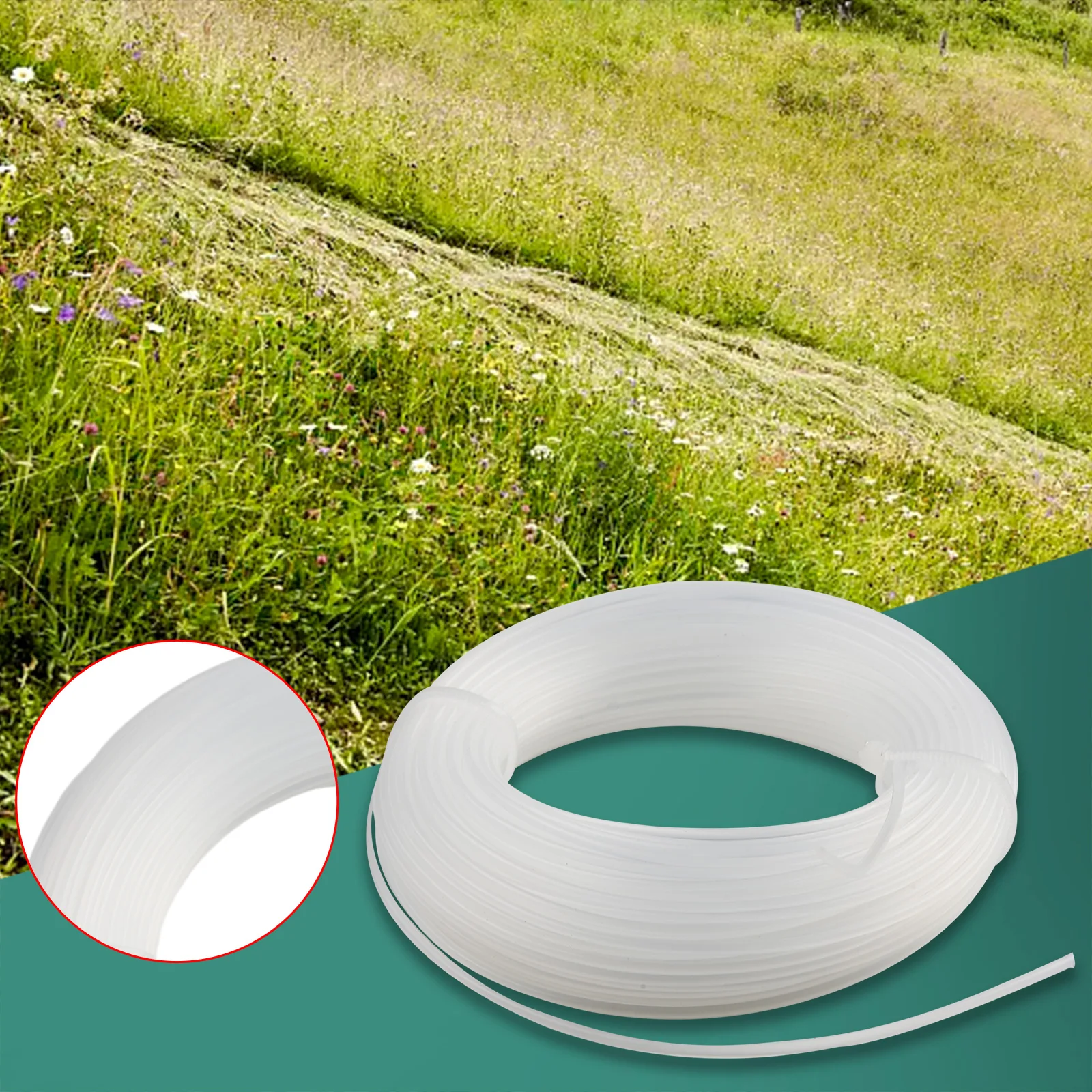 1 Roll Round Cutting Lines Strong Strimmer Line Electric Cord Wire Nylon Home Garden Grass Trimmer Replacement Parts
1 Roll Round Cutting Lines Strong Strimmer Line Electric Cord Wire Nylon Home Garden Grass Trimmer Replacement Parts