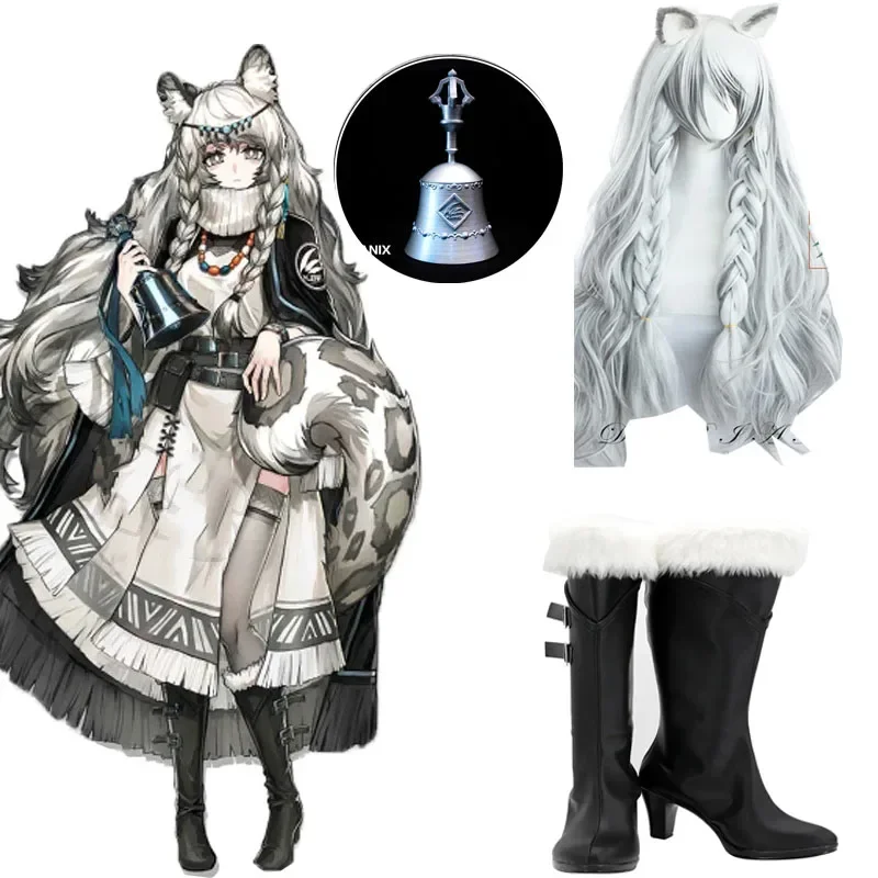 Anime Game Arknights Pramanix Cosplay First Snow Boots Bell Ears Cosplay Props Women Girls Halloween Role play Wig Shoes
Anime Game Arknights Pramanix Cosplay First Snow Boots Bell Ears Cosplay Props Women Girls Halloween Role play Wig Shoes