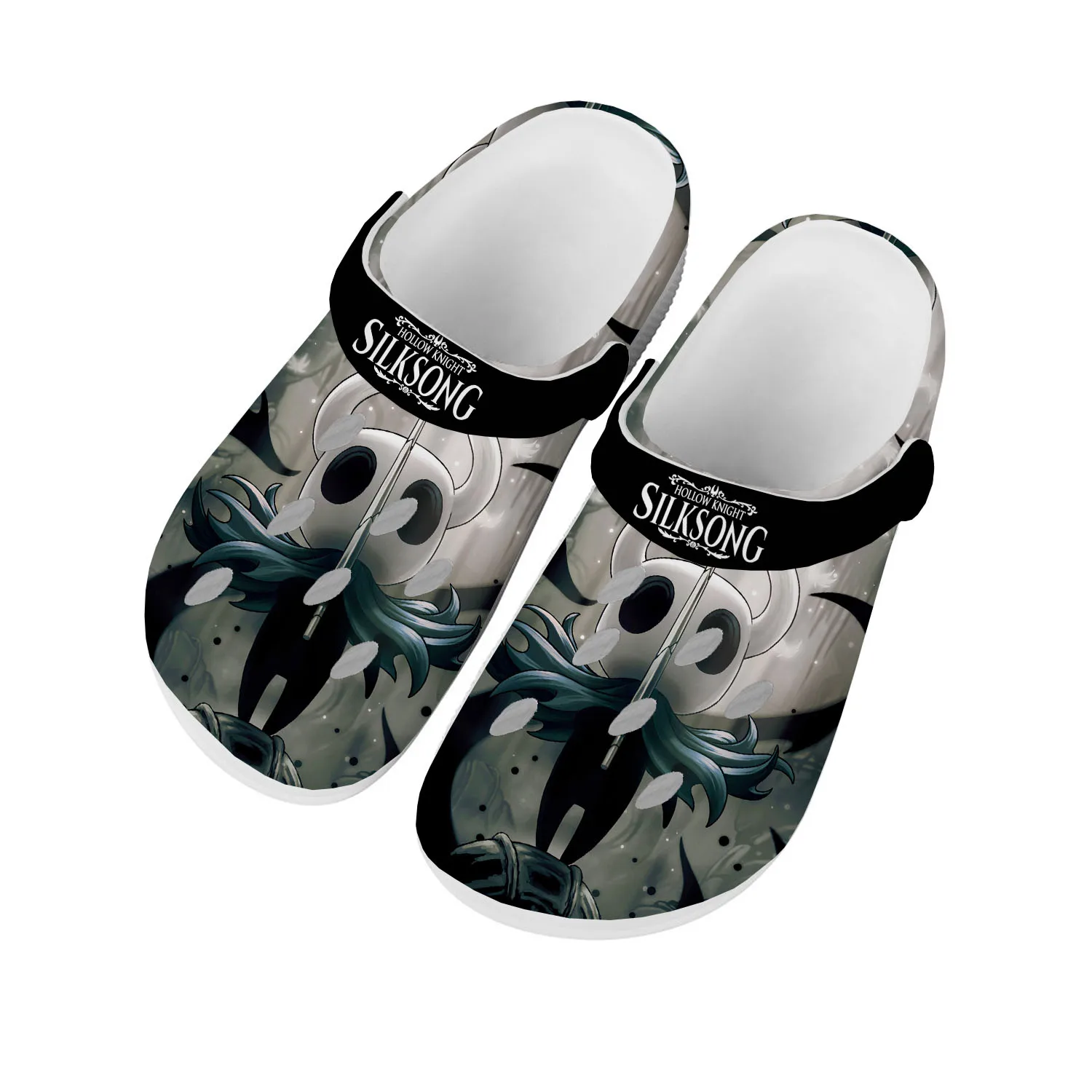 Cartoon Game Ghost Hollow Knight Home Clogs Mens Womens Teenager Custom Built Water Shoes Garden Beach Hole Slippers Sandals
Cartoon Game Ghost Hollow Knight Home Clogs Mens Womens Teenager Custom Built Water Shoes Garden Beach Hole Slippers Sandals