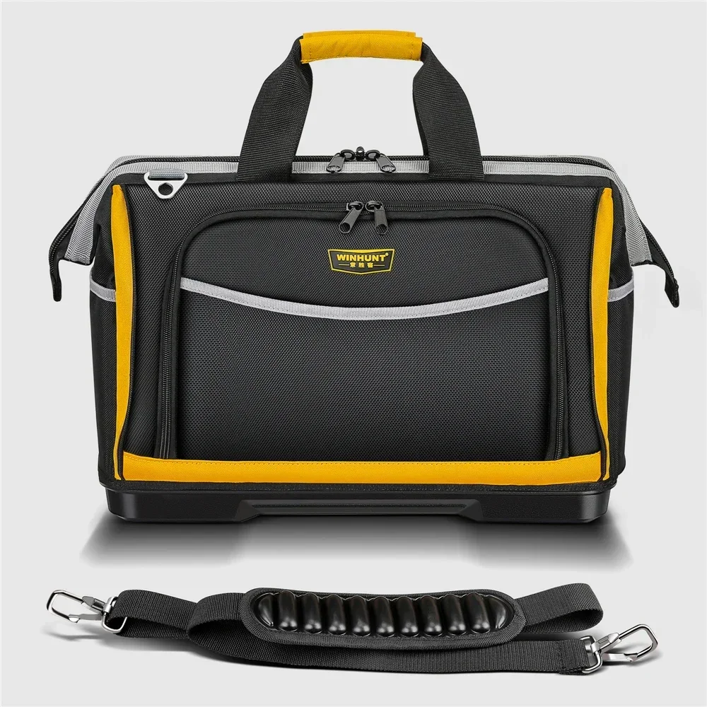 

Профессиональная многофункциональная сумка на молнии для инструментов электрика, водонепроницаемая сумка для инструментов, вместительная сумка из ткани Оксфорд для хранения инструментов