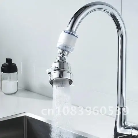 

360° Rotatable Faucet Aerator Nozzle Kitchen Water Tap Filter Anti-Splash 3 Modes Adjustable Bubbler Bathroom Shower Head