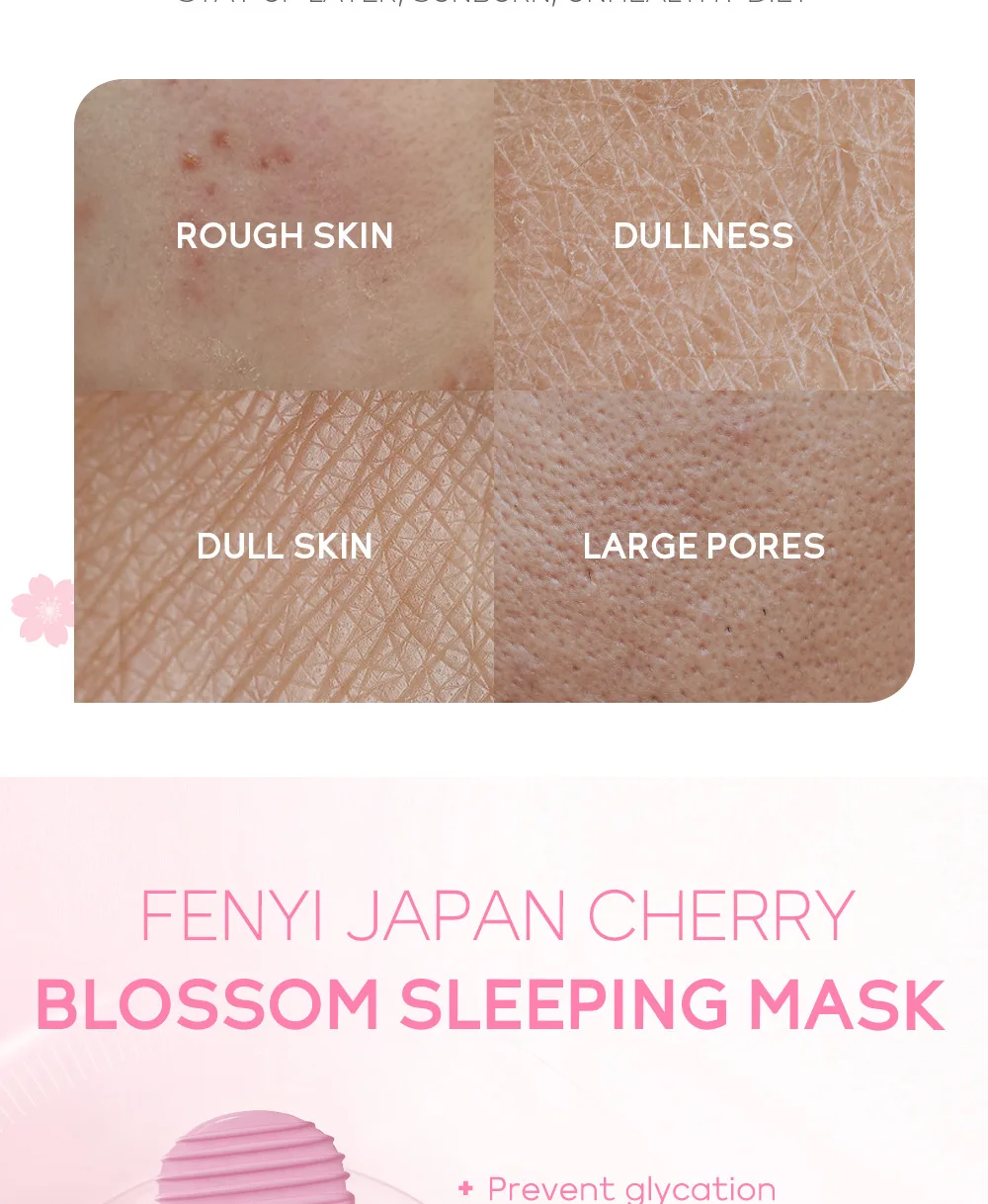 60pcs Sakura Centella Green Tea Moisturizing Sleeping Masks Anti Wrinkle Night Cream Facial Mask Anti Aging Skin Care Product 9 S92210721df564101ba0a13f22d7b0277L