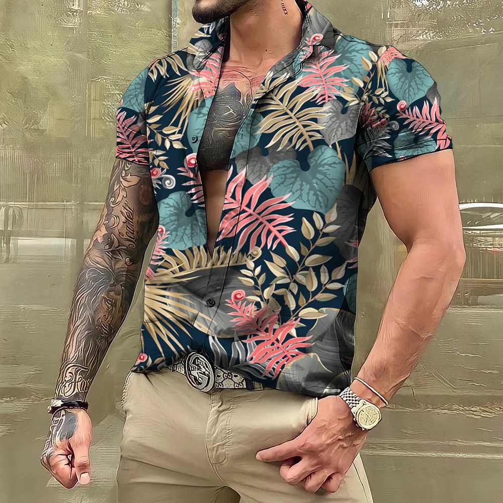 Shirts And Blouses Hawaiian Men's Shirt Tropical 3D Print Casual Beach Short Sleeve Tops Oversized Tees Man Clothing Camisa
Shirts And Blouses Hawaiian Men's Shirt Tropical 3D Print Casual Beach Short Sleeve Tops Oversized Tees Man Clothing Camisa
