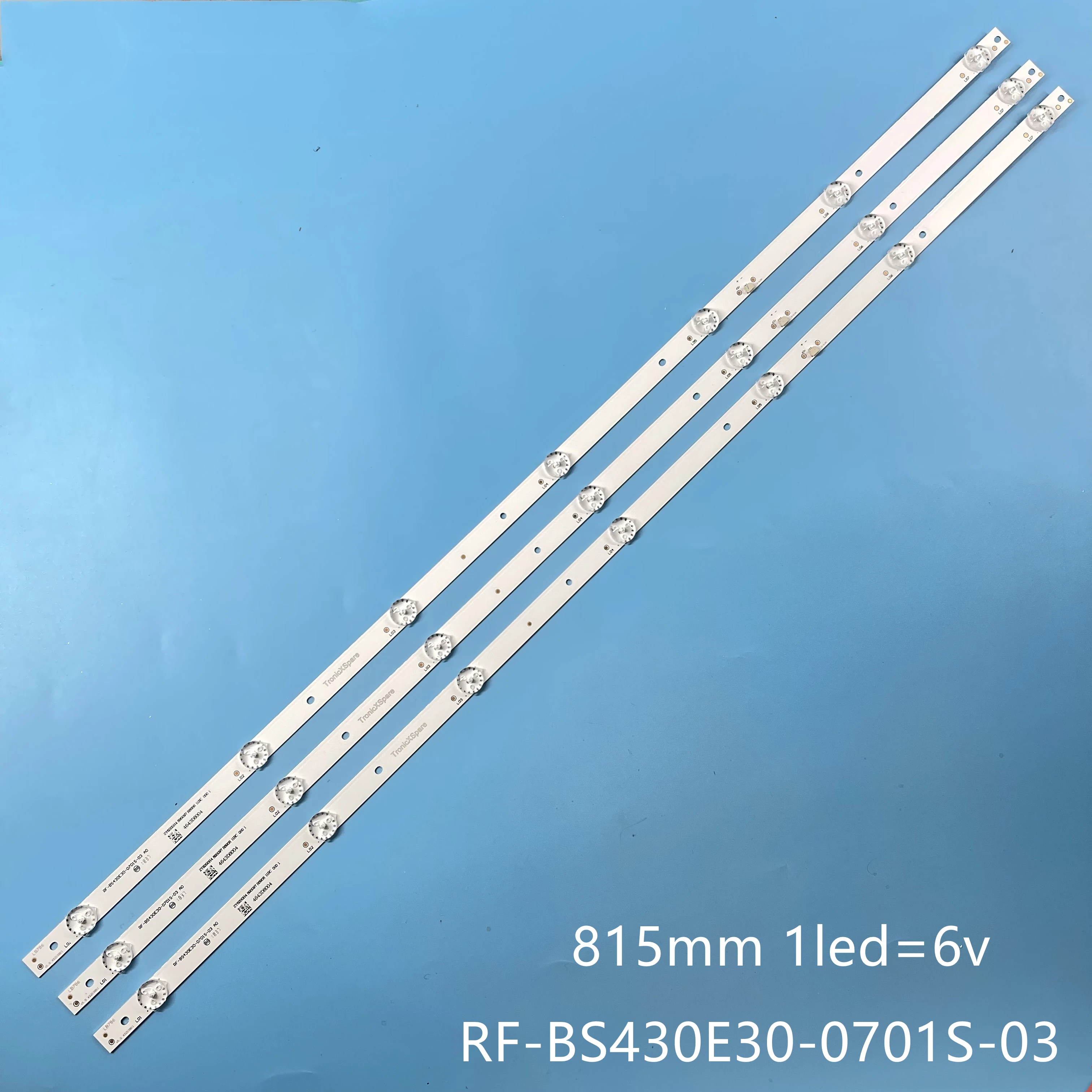 LED Backlight Strip for Hyindai 43'' H-LED43ES5004 REB-LE43DS5500 RF-BS430E30-0701S-03 BTV-43SB1002 43F720TS 43M6000 43E20S
LED Backlight Strip for Hyindai 43'' H-LED43ES5004 REB-LE43DS5500 RF-BS430E30-0701S-03 BTV-43SB1002 43F720TS 43M6000 43E20S