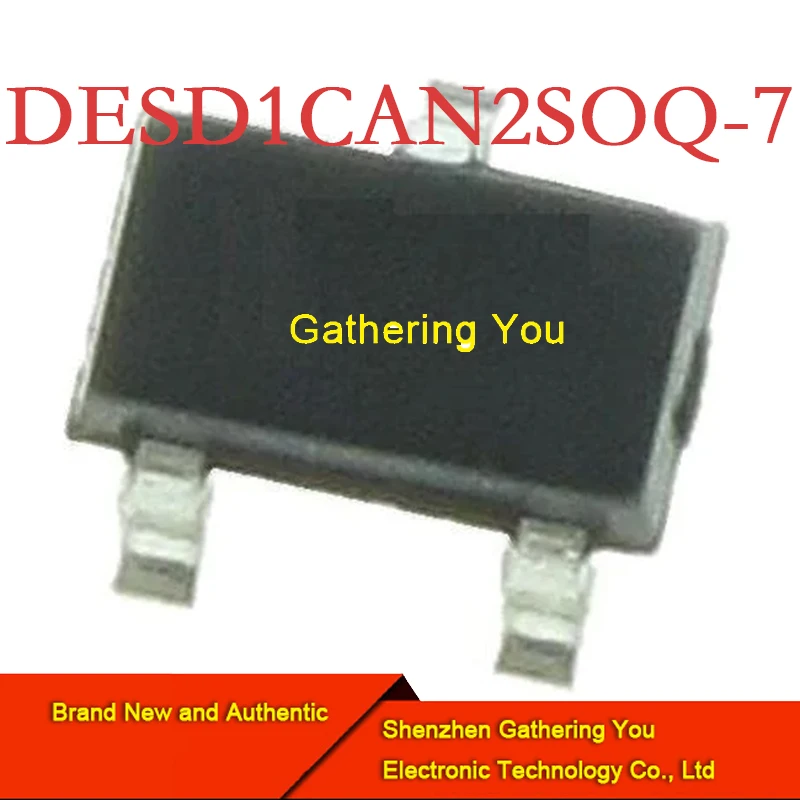 

DESD1CAN2SOQ-7 SOT23 ESD suppressor/TVS diode Brand New Authentic