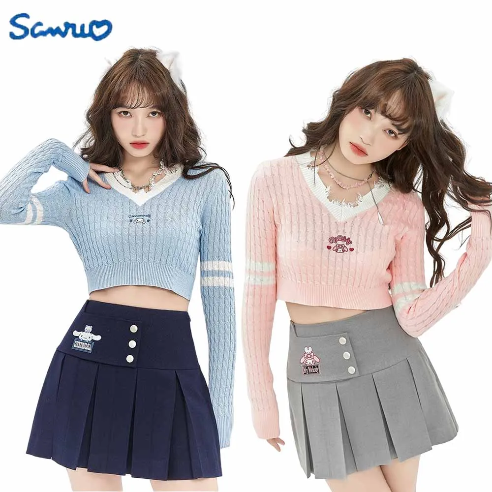 Jk Uniform Skirt Fashion Young Girl Skirt Sanrioed Cinnamoroll Summer Two Tone High Waist Pleated Skirt Sexy Sweet Clothes Gift 
Jk Uniform Skirt Fashion Young Girl Skirt Sanrioed Cinnamoroll Summer Two Tone High Waist Pleated Skirt Sexy Sweet Clothes Gift