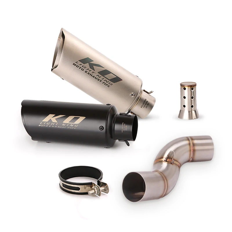 For Kawasaki Z900 2020-2021 Motorcycle Exhaust Pipe Mid Link Pipe Slip On 250MM Escape Muffler Removable DB Killer 51mm
For Kawasaki Z900 2020-2021 Motorcycle Exhaust Pipe Mid Link Pipe Slip On 250MM Escape Muffler Removable DB Killer 51mm
