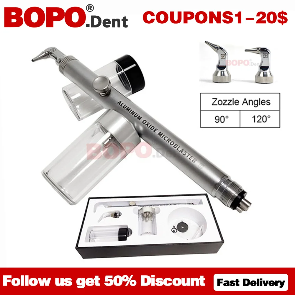 Kit Dental Aluminum Oxide Micro Blaster 2/4 holes Alumina Air Abrasion Polisher Microetcher Sandblasting Gun with Water Spray
Kit Dental Aluminum Oxide Micro Blaster 2/4 holes Alumina Air Abrasion Polisher Microetcher Sandblasting Gun with Water Spray