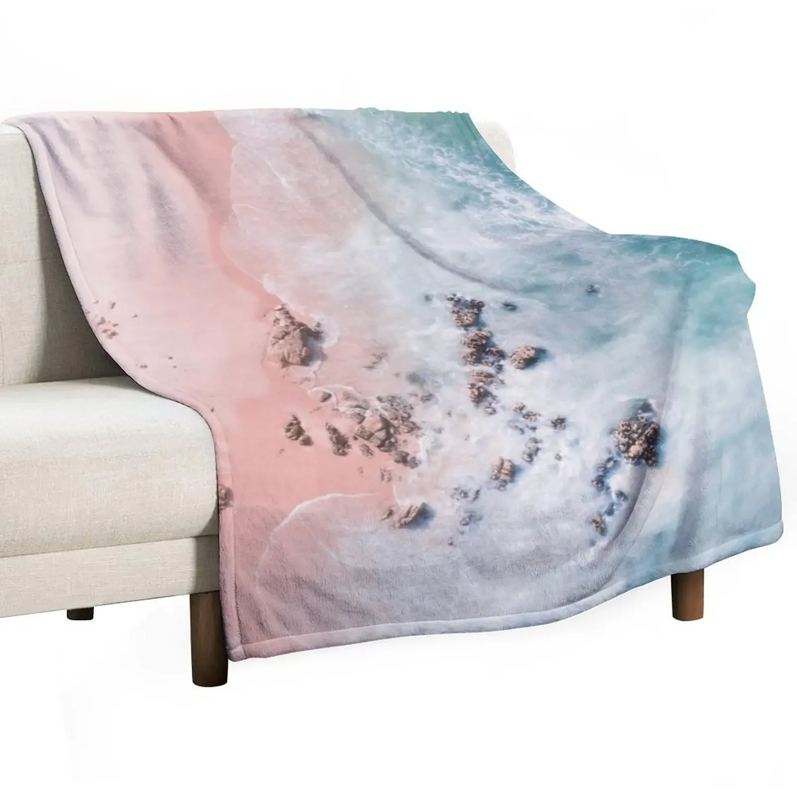 Sea Bliss - Aerial Pink Beach Ocean Sea photography by Ingrid Beddoes Throw Blanket Beach Quilt Blankets
Sea Bliss - Aerial Pink Beach Ocean Sea photography by Ingrid Beddoes Throw Blanket Beach Quilt Blankets