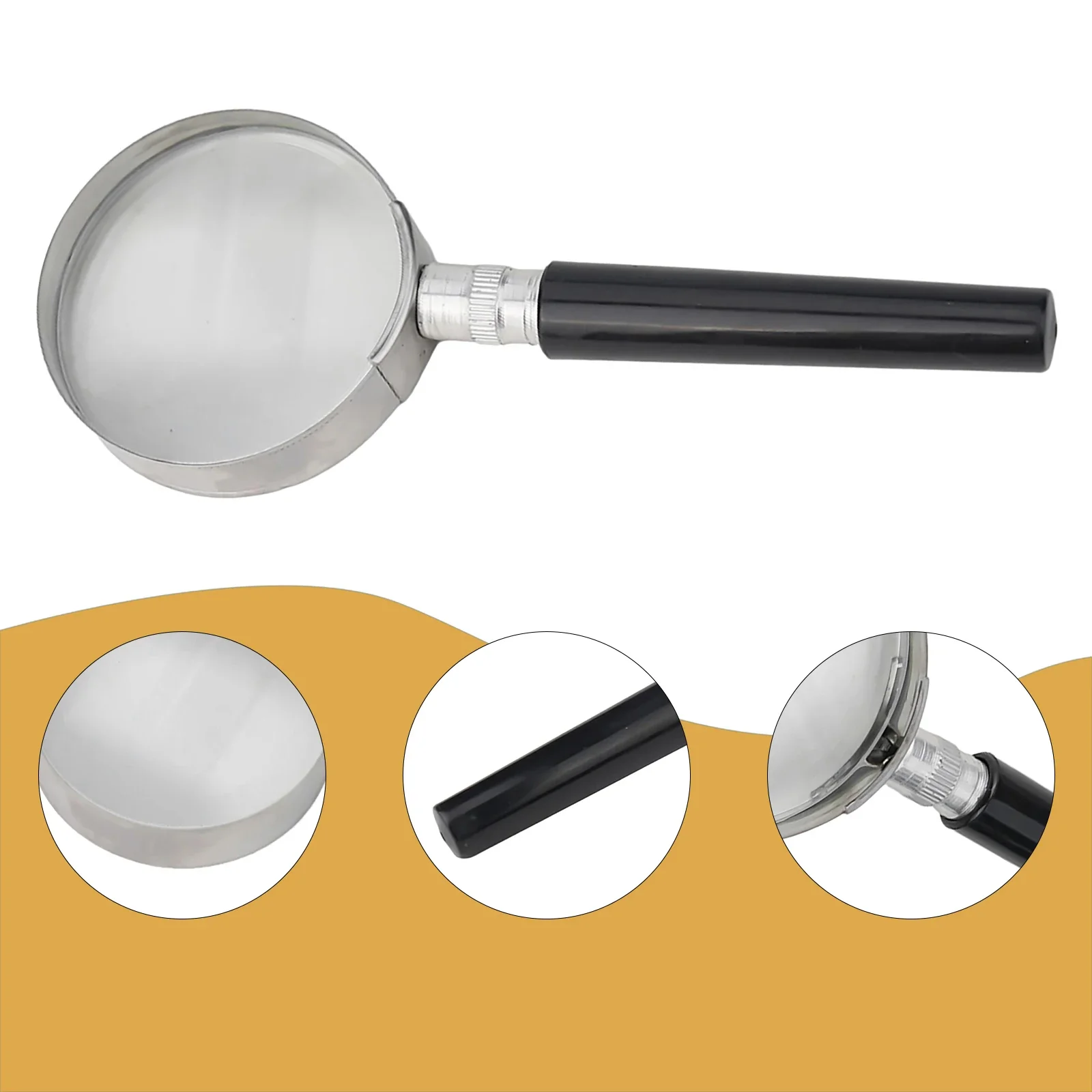 Practical 1pcs Magnifier Compact Glass Handle Handheld Lightweight Magnification Magnifier Magnifying 10X 50mm
Practical 1pcs Magnifier Compact Glass Handle Handheld Lightweight Magnification Magnifier Magnifying 10X 50mm