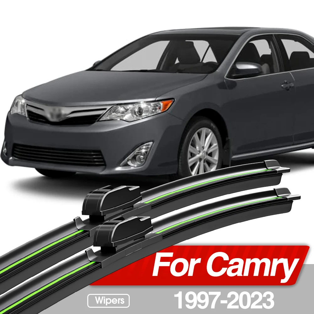 

For Toyota Camry XV20 XV30 XV40 XV50 XV70 1997-2023 Front Windshield Wiper Blades 2pcs Windscreen Window Accessories 2012 2017