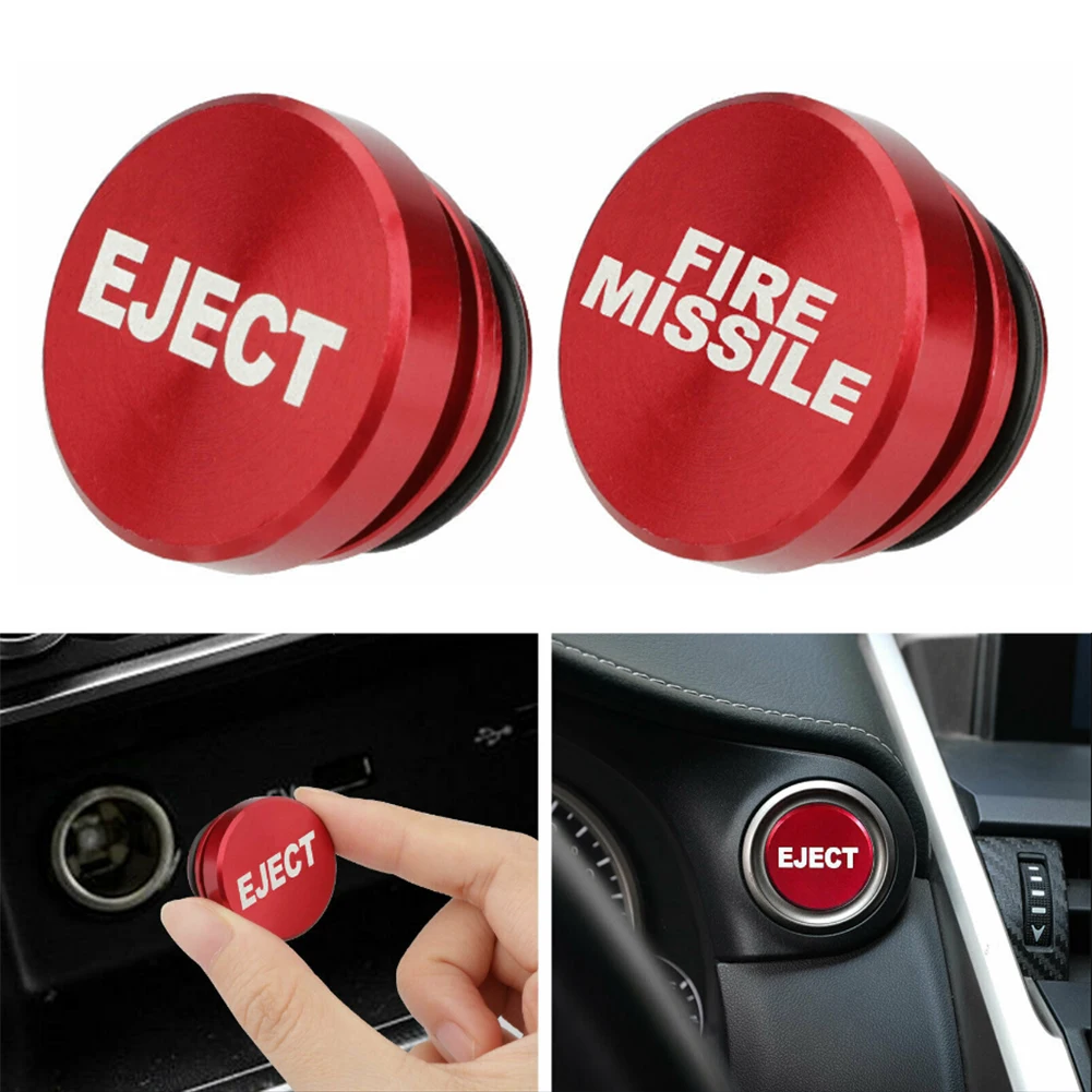 2Pcs Car Cigarette Lighter Plug Cover Aluminum Alloy Universal Fire Missile Eject Button Cover Accessories
2Pcs Car Cigarette Lighter Plug Cover Aluminum Alloy Universal Fire Missile Eject Button Cover Accessories