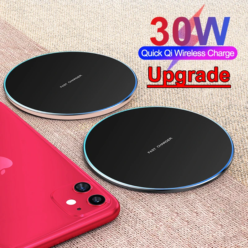 30W Wireless Charger for iPhone 14 13 12 11 Pro Max Xiaomi Samsung Galaxy S8 S9 S10 S20 S21 S22 Note 9 8 Fast Wireless Charging
30W Wireless Charger for iPhone 14 13 12 11 Pro Max Xiaomi Samsung Galaxy S8 S9 S10 S20 S21 S22 Note 9 8 Fast Wireless Charging
