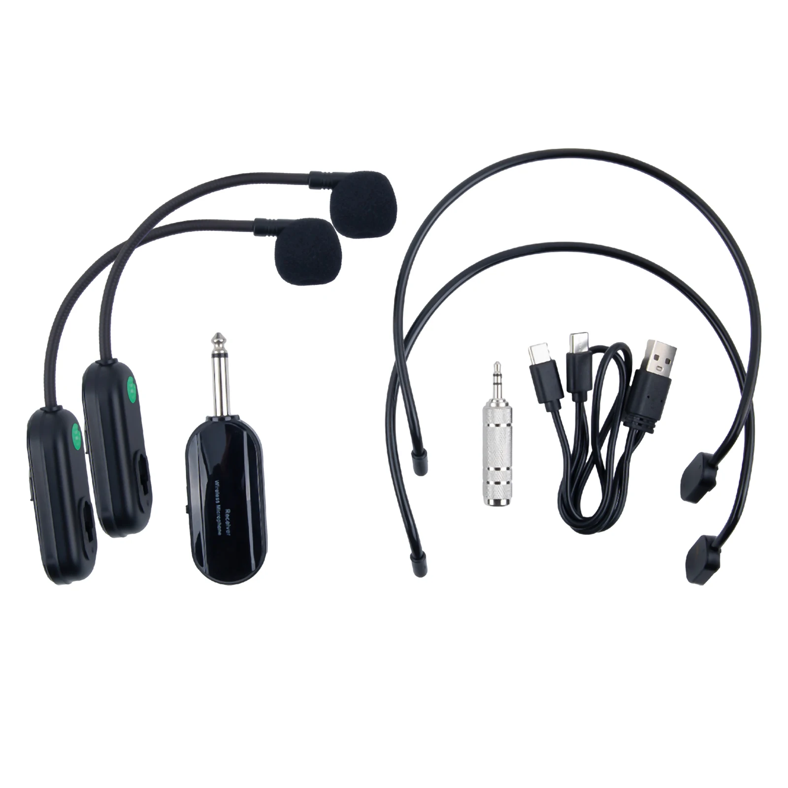 2.4G 2 Wireless Headset Microphone Channels Wireless Headset Mic 50M Range For Speaker Voice Teaching Yoga 2-in-1 Microphone
2.4G 2 Wireless Headset Microphone Channels Wireless Headset Mic 50M Range For Speaker Voice Teaching Yoga 2-in-1 Microphone