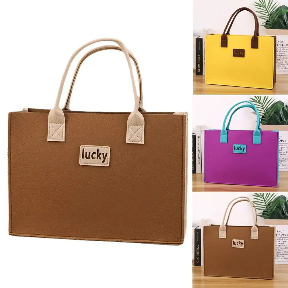 Прочная сумка через плечо из войлока, повседневная вместительная простая фетровая Сумка-тоут желтого цвета, тоут для хранения покупок, фетровая сумочка
Прочная сумка через плечо из войлока, повседневная вместительная простая фетровая Сумка-тоут желтого цвета, тоут для хранения покупок, фетровая сумочка