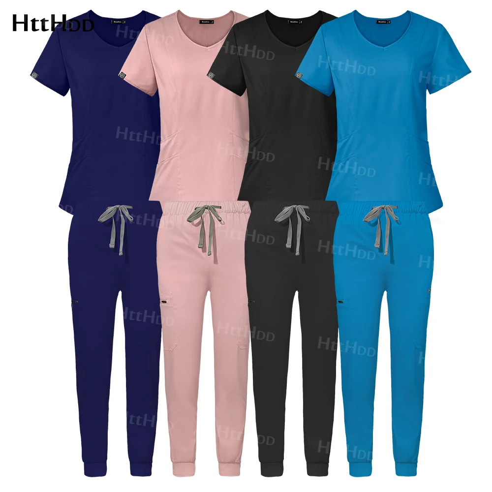 Surgical Uniform Woman Nurse Accessories for Work Medical Costumes Pharmacy Pet Clinic Lab Coat Dental Scrubs Hospital Work Wear 
Surgical Uniform Woman Nurse Accessories for Work Medical Costumes Pharmacy Pet Clinic Lab Coat Dental Scrubs Hospital Work Wear