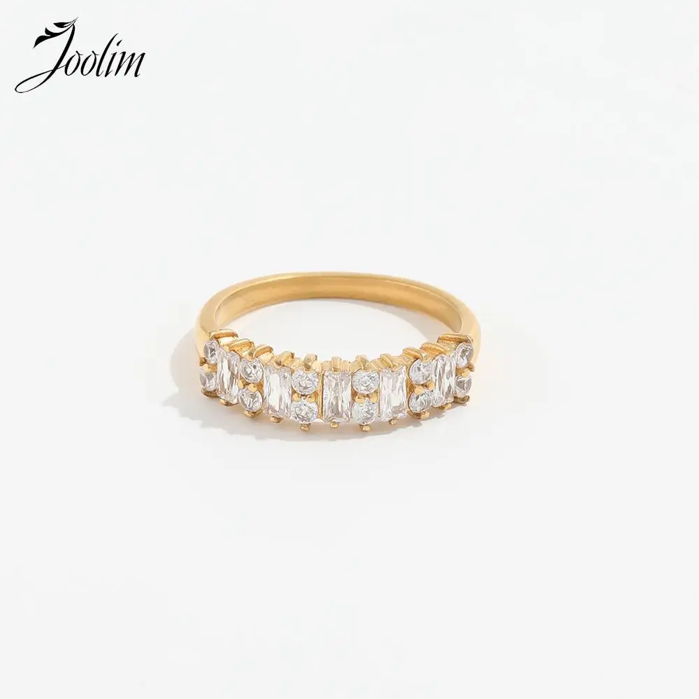 Joolim Stainless Steel Jewelry Wholesale High End PVD Luxury Zircon Pave Ring for Women
Joolim Stainless Steel Jewelry Wholesale High End PVD Luxury Zircon Pave Ring for Women