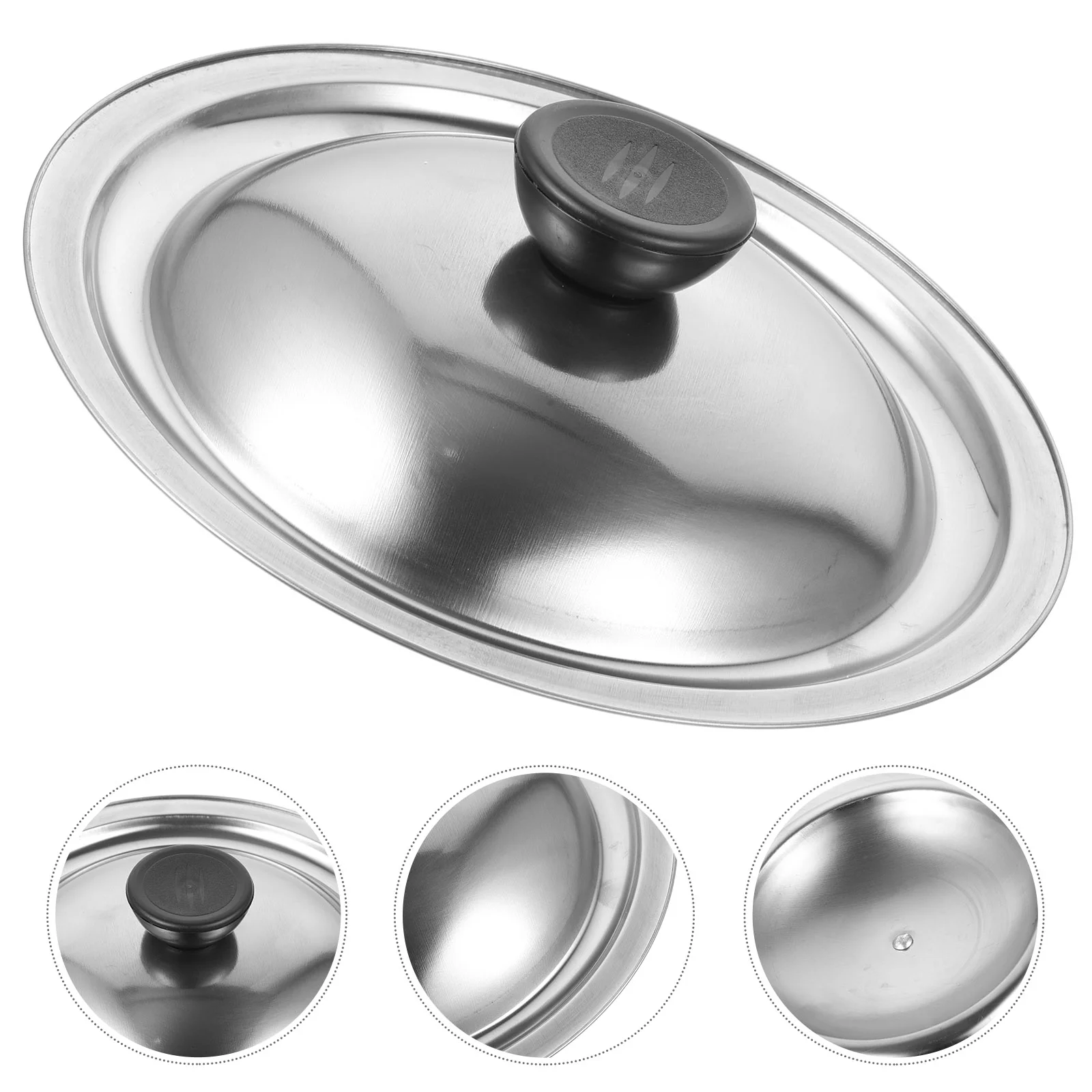 Stainless Steel Pan Cover Lid Universal Lid Pots Pans Skillets 20Cm Metal Food Dome Cover Replacement Frying Pan Cover Cast Iron
Stainless Steel Pan Cover Lid Universal Lid Pots Pans Skillets 20Cm Metal Food Dome Cover Replacement Frying Pan Cover Cast Iron