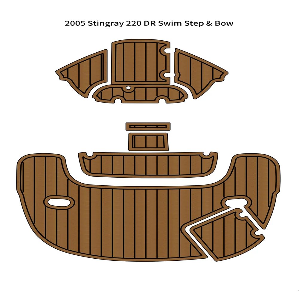 

Swim Platform Step Pad Boat EVA Foam Teak Deck Floor Mat For 2005 Stingray 220 DR