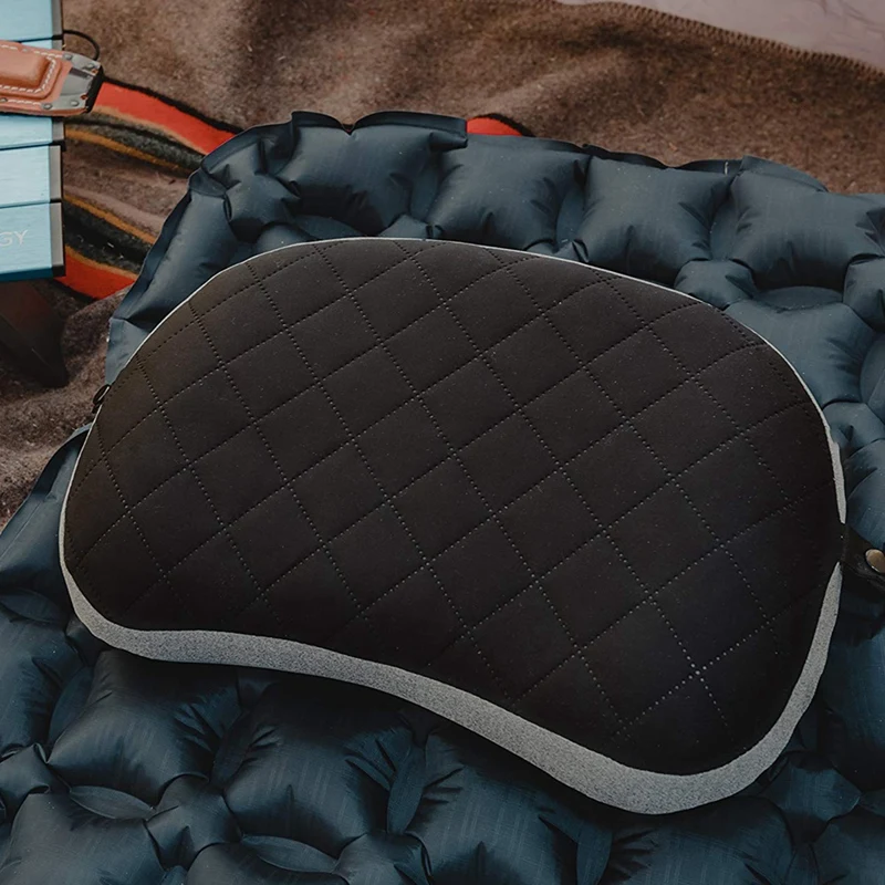 Ultralight Inflatable Camping Pillow With Soft Washable Cover, Compact Compressible Portable Travel Air Pillow(Grey) Durable
Ultralight Inflatable Camping Pillow With Soft Washable Cover, Compact Compressible Portable Travel Air Pillow(Grey) Durable