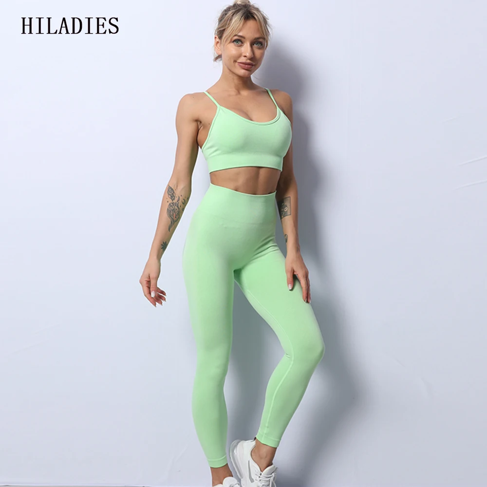 Seamless Yoga Sport Set Gym Two Piece Women Sport Bra High Waist Leggings Yoga Clothes For Fitness Running Ropa Deportiva Mujer
Seamless Yoga Sport Set Gym Two Piece Women Sport Bra High Waist Leggings Yoga Clothes For Fitness Running Ropa Deportiva Mujer