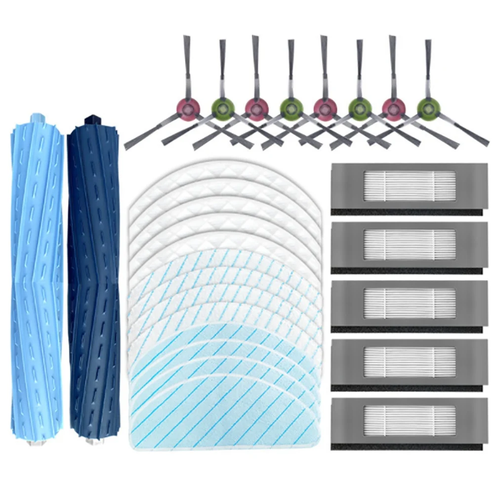 

Резиновый ролик, основная щетка, фильтр, боковые щетки, Швабра, тканевый фильтр Для Ecovacs Deebot OZMO T9 AIVI T9 AIVI +