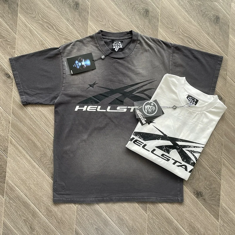 Новая Винтажная хлопковая Футболка Hellstar с принтом в стиле ретро 1:1, спортивный топ для улицы с коротким рукавом
Новая Винтажная хлопковая Футболка Hellstar с принтом в стиле ретро 1:1, спортивный топ для улицы с коротким рукавом