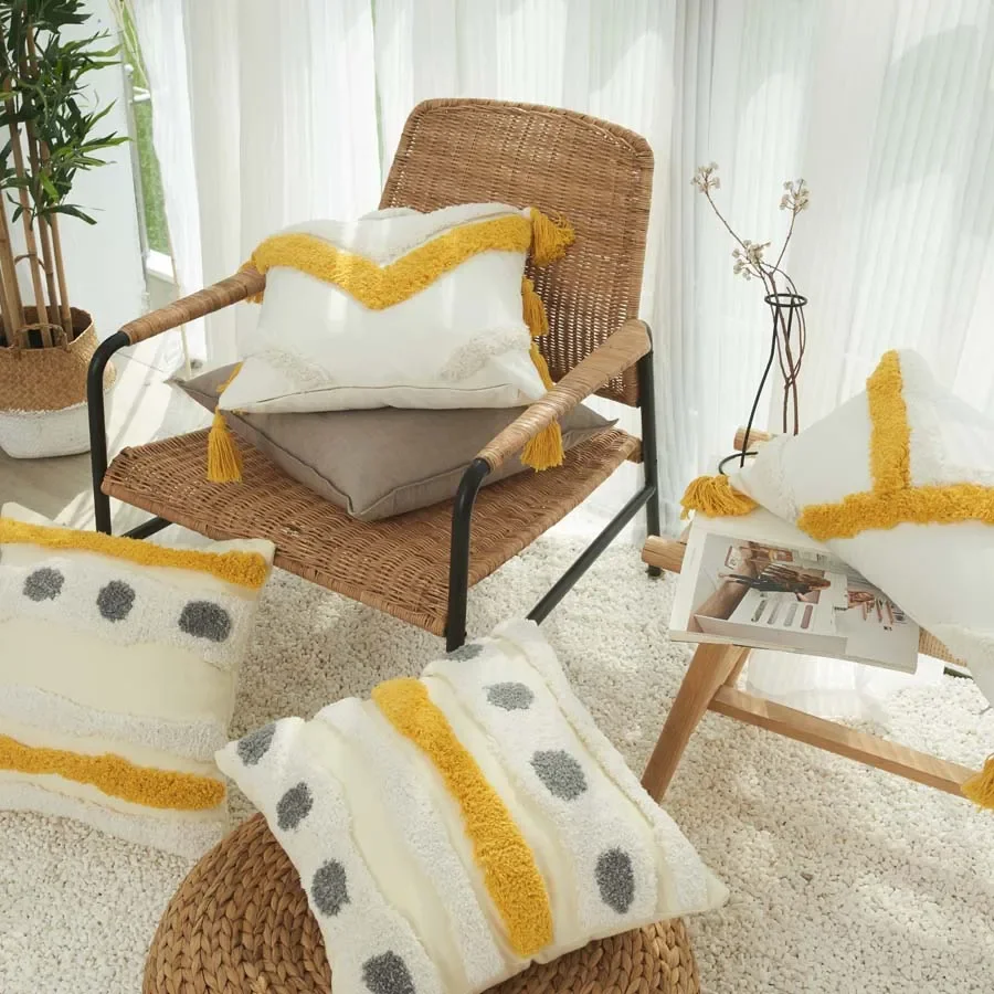 Plush Cushion Cover with Tassel Home Decorative Pillowcase Sofa Living Room Throw Pillow Cover Nordic Geometric Funda Cojin
Plush Cushion Cover with Tassel Home Decorative Pillowcase Sofa Living Room Throw Pillow Cover Nordic Geometric Funda Cojin