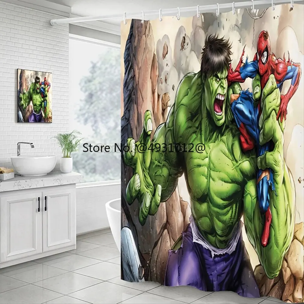 2023 Disney Avengers Spiderman Shower Curtains Waterproof Fabric Cloth Bathroom Decoration Supply Washable Cartoon Bath Drapes
2023 Disney Avengers Spiderman Shower Curtains Waterproof Fabric Cloth Bathroom Decoration Supply Washable Cartoon Bath Drapes