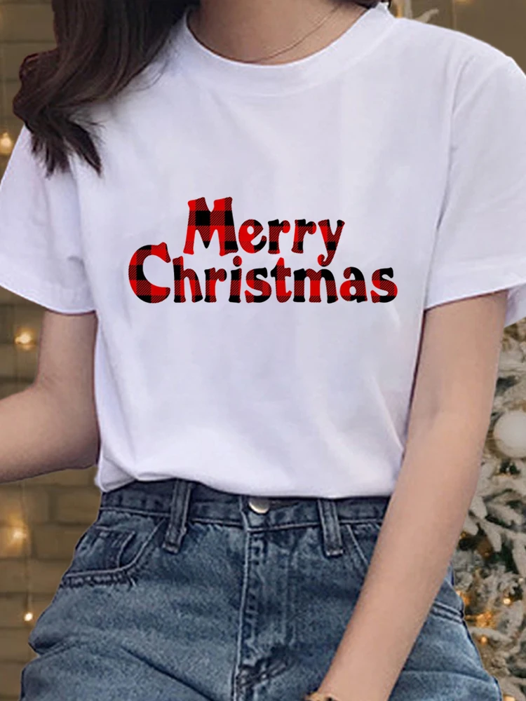 Clothes 90s Christmas Style Trend Short Sleeve Women T-shirts Cartoon Top Tshirt Harajuku Fashion Graphic Aesthetic New Year Tee
Clothes 90s Christmas Style Trend Short Sleeve Women T-shirts Cartoon Top Tshirt Harajuku Fashion Graphic Aesthetic New Year Tee