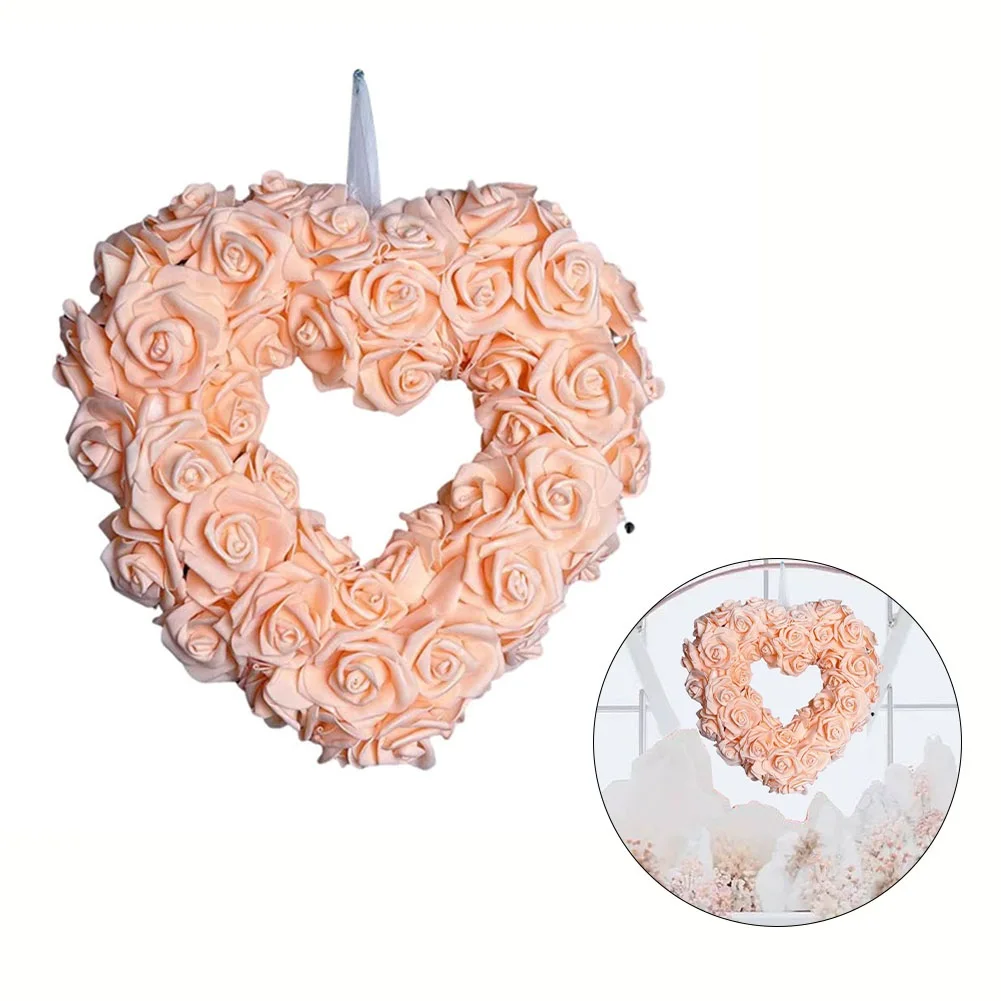 Valentine's Day Love Garland Door Hanging Beautiful Wedding Party Scene Decoration 35x30cm Plastic+PE Home Decorations
Valentine's Day Love Garland Door Hanging Beautiful Wedding Party Scene Decoration 35x30cm Plastic+PE Home Decorations