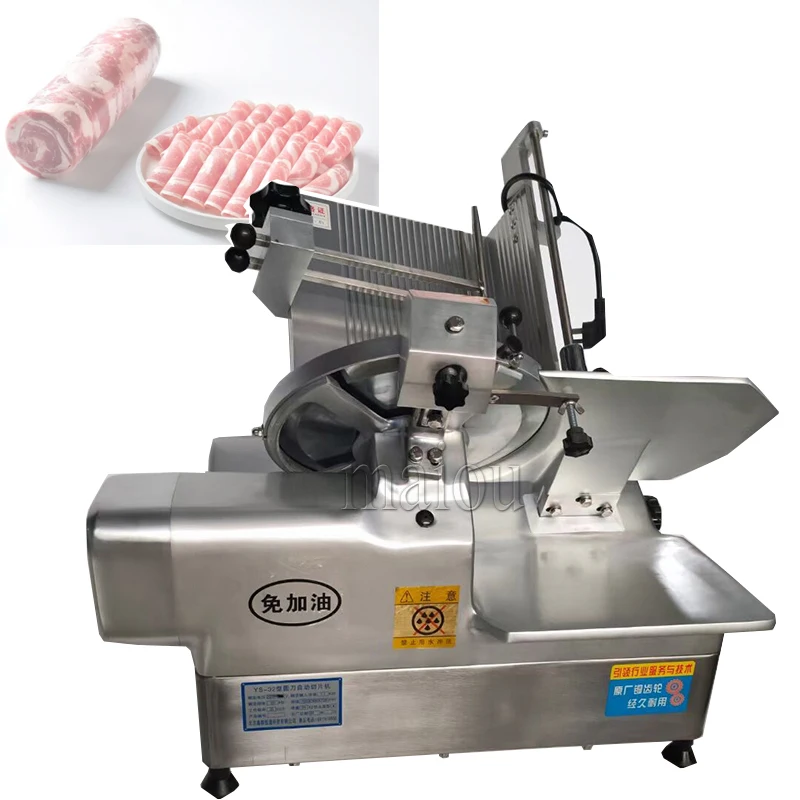 Lamb Slicer Electric Meat Slicer Commercial Ham Meat Cutter Semi-automatic Frozen Meat Cutting Machine 220V 110V
Lamb Slicer Electric Meat Slicer Commercial Ham Meat Cutter Semi-automatic Frozen Meat Cutting Machine 220V 110V