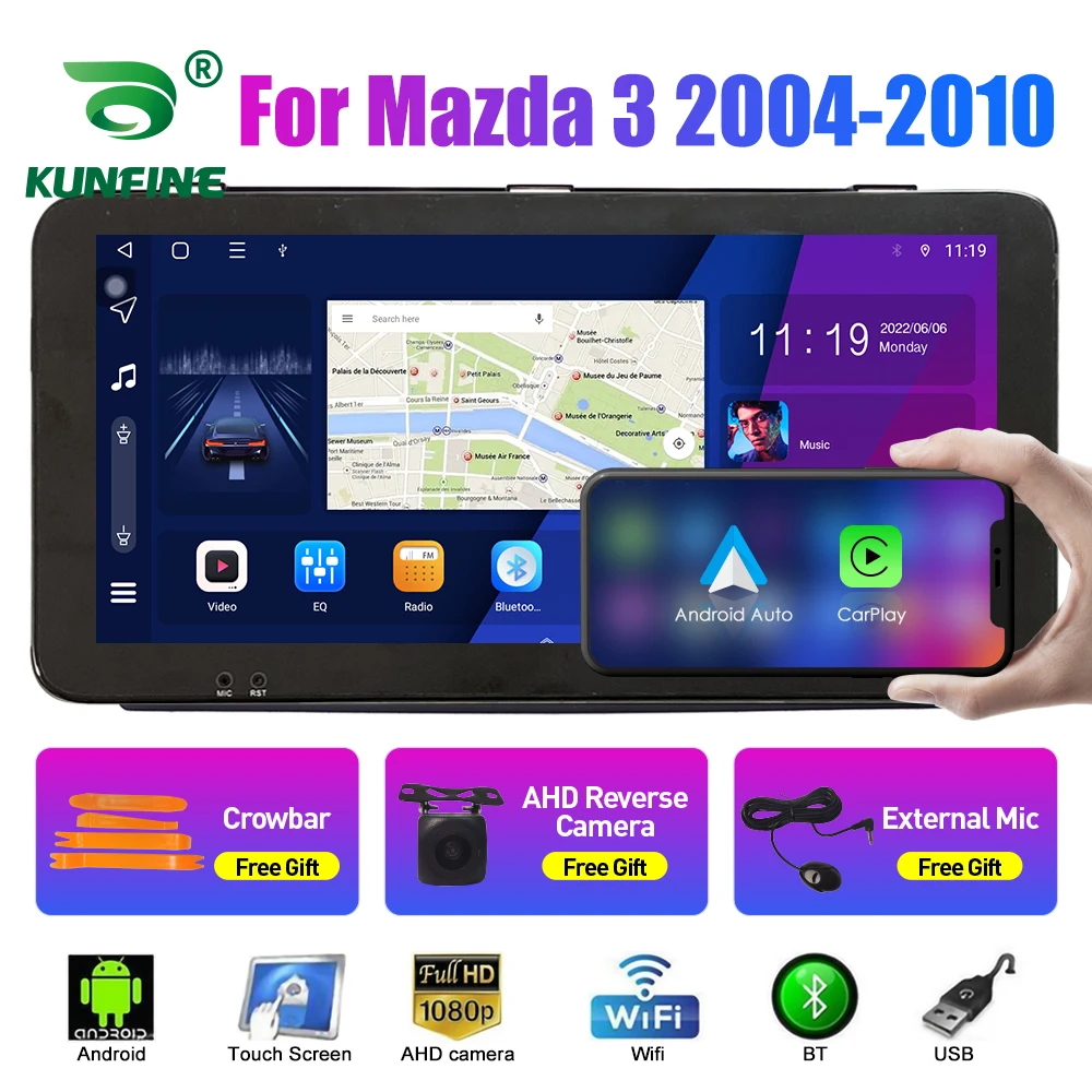 Автомобильный радиоприемник 10,33 дюйма для Mazda 3 2004-2010 2Din Android Восьмиядерный автомобильный стерео DVD GPS навигатор плеер QLED экран Carplay
Автомобильный радиоприемник 10,33 дюйма для Mazda 3 2004-2010 2Din Android Восьмиядерный автомобильный стерео DVD GPS навигатор плеер QLED экран Carplay