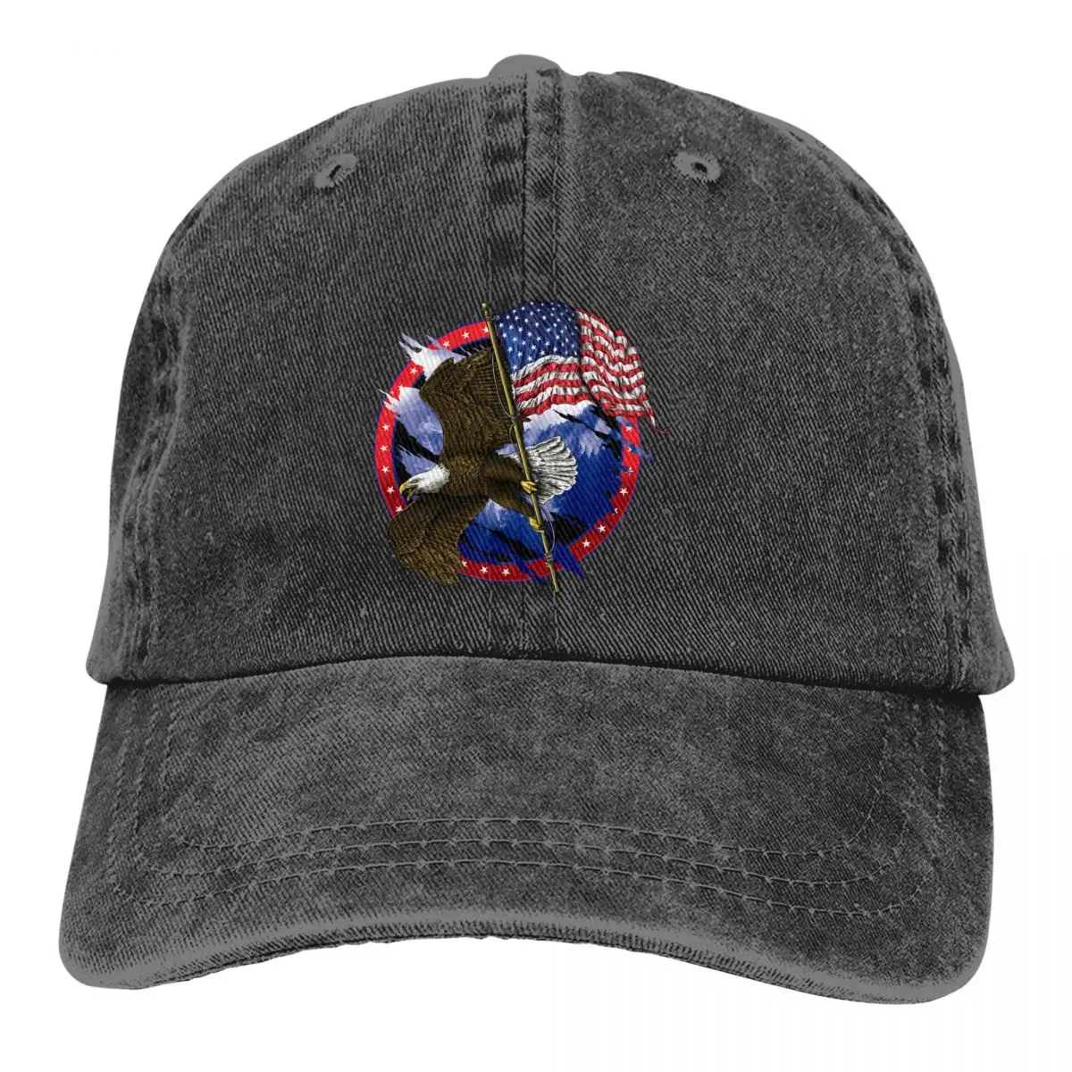 

Holding Flag Baseball Cap Men Hats Women Visor Protection Snapback American Eagle Caps