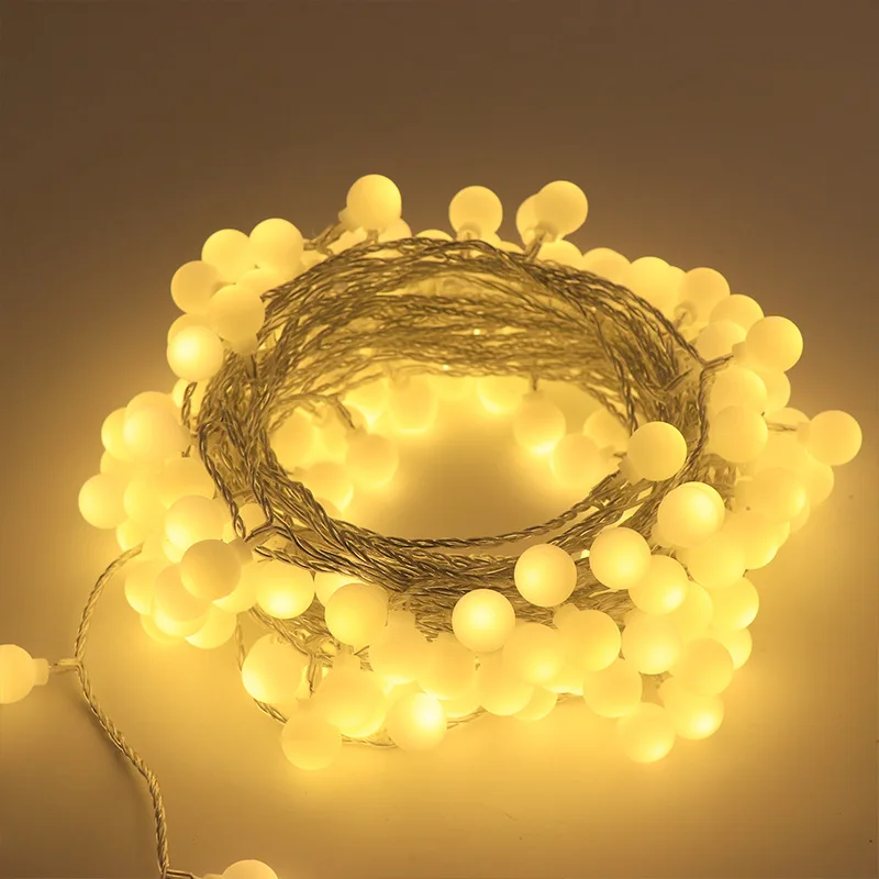 Fairy Lights 10M/20M/30M Snowflake Star Ball Christmas String Lights Garlands Outdoor For Room Wedding Party New Year Decoration Fairy Lights 10M/20M/30M Snowflake Star Ball Christmas String Lights Garlands Outdoor For Room Wedding Party New Year Decoration